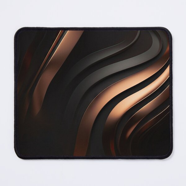 Item preview, Elegant Gold Lined Pattern on Black designed and sold by artify-visions.