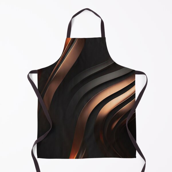 Item preview, Elegant Gold Lined Pattern on Black designed and sold by artify-visions.
