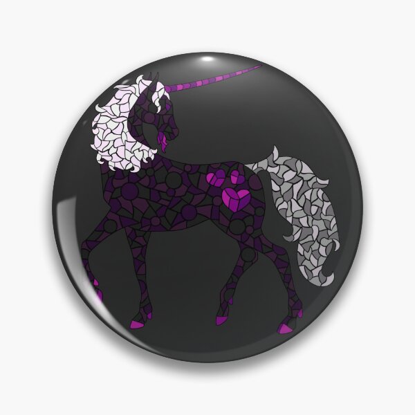 Item preview, Ace Stained Glass Mosaic Unicorn designed and sold by Felivora.