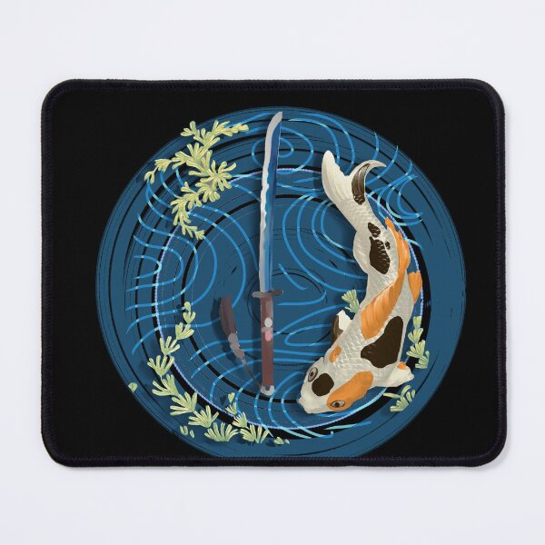 Item preview, Koi and sword designed and sold by Shadowsantos.
