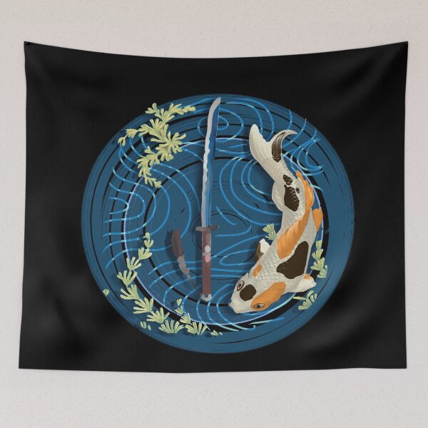 Item preview, Koi and sword designed and sold by Shadowsantos.