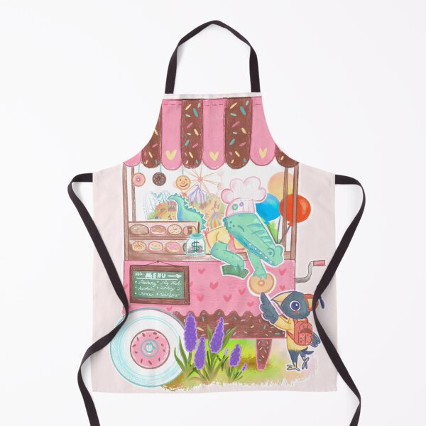 Item preview, Pastel Alligator Selling Carnival Donuts designed and sold by narwhalwall.