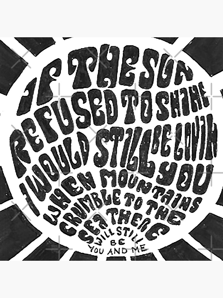 If the sun refused to shine by doodlebymeg
