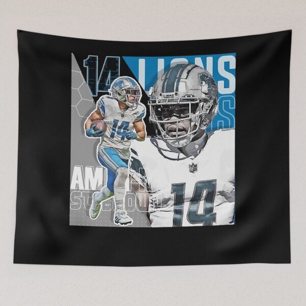 Item preview, Amon sport Ra St. Brown Football Design  Lions designed and sold by MBlair213.
