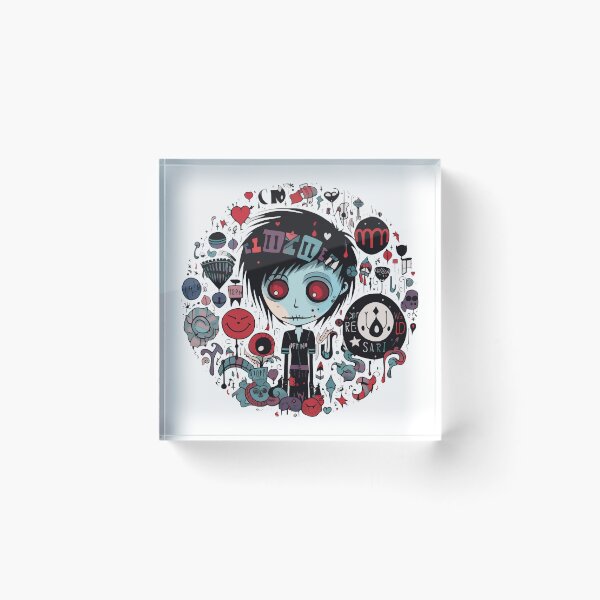 Item preview, Cartoon Emo. Lost in Lyrics designed and sold by PepeCartoon.