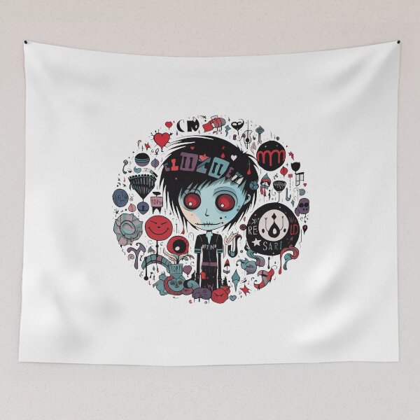 Item preview, Cartoon Emo. Lost in Lyrics designed and sold by PepeCartoon.