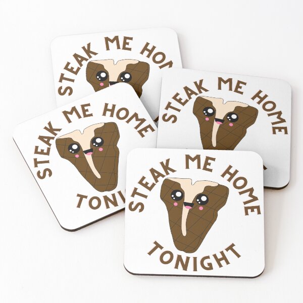 Item preview, Food Pun Steak Me Home designed and sold by bububabuinc.