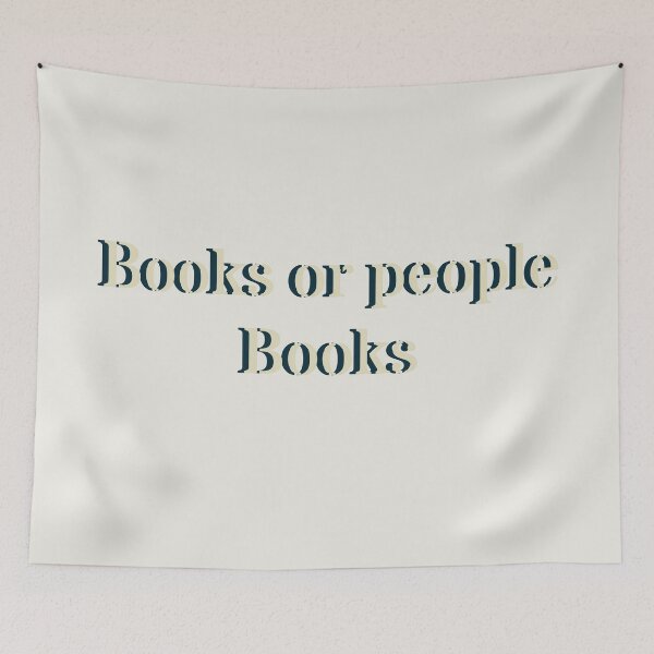 Item preview, Books or People. Books.  designed and sold by VieBelieve.