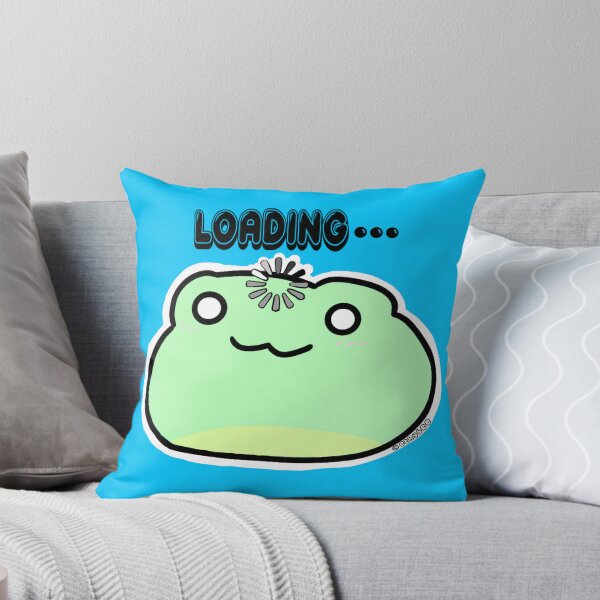 Item preview, Loading Frog (Blue) designed and sold by ethybee.