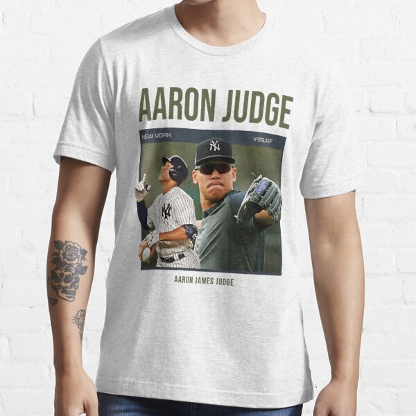  Aaron Judge Shirt (Cotton, Small, Heather Gray