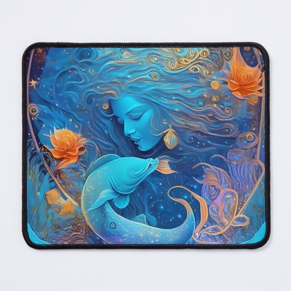 Item preview, Psychedelic Aquarius: Cosmic Waves of Imagination designed and sold by KittClueless.