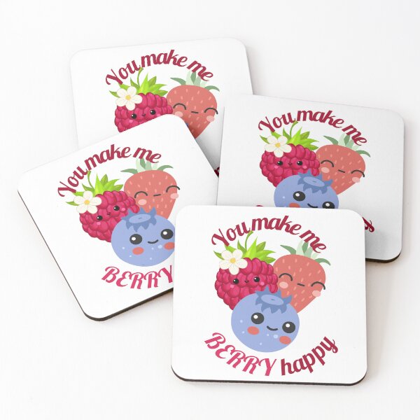 Item preview, Fruit Pun You Make Me Berry Happy designed and sold by bububabuinc.