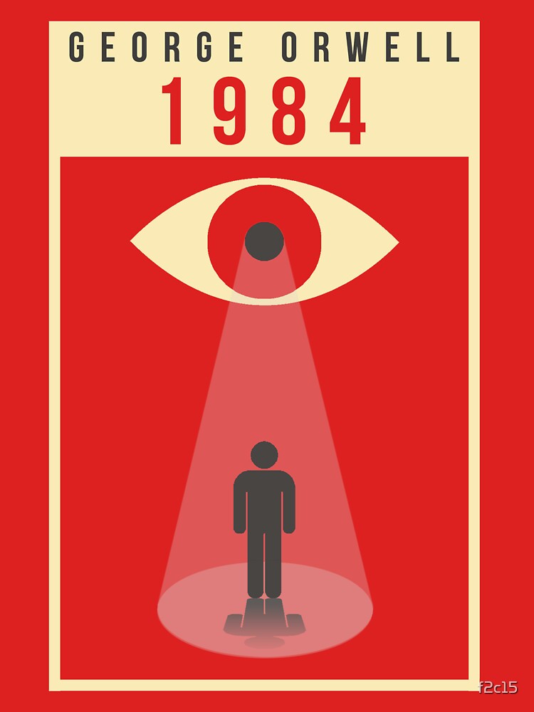 Aperçu 7 sur 7. T-shirt essentiel avec l'œuvre 1984 créée et vendue par f2c15.