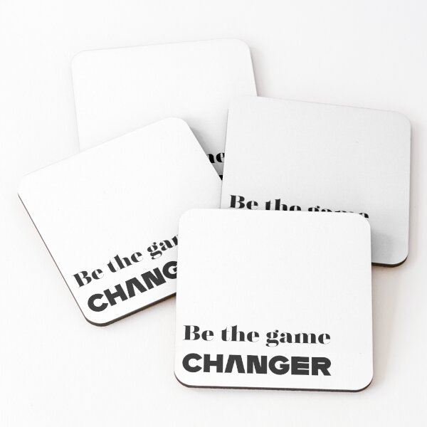 Item preview, Minimal style Be the game changer black and white designed and sold by IssaraStudio.