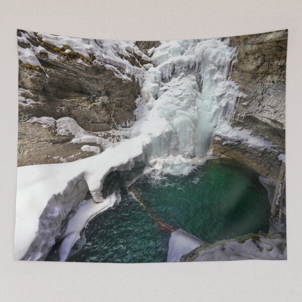 Item preview, Frozen Falls at Johnson Creek, Alberta designed and sold by rawshutterbug.