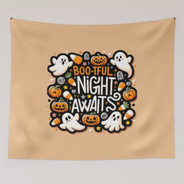 Item preview, Boo-tiful Night Awaits Halloween designed and sold by Spiritful-Bliss.