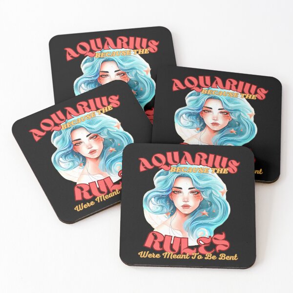 Item preview, Aquarius: Because The Rules Were Meant To Be Bent. aquarius rising designed and sold by ZodiacWonders.