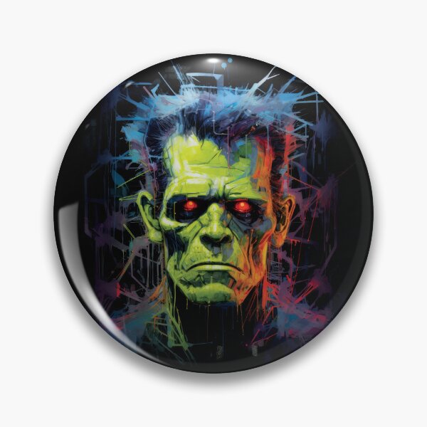 Item preview, Frankenstein, Halloween Neon Paint designed and sold by All That Is.