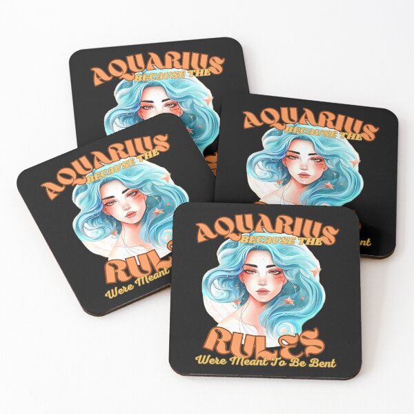 Item preview, Aquarius: Because The Rules Were Meant To Be Bent. aquarius horoscope designed and sold by ZodiacWonders.