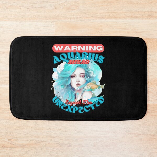 Item preview, Warning: Aquarius Ahead. Expect The Unexpected. aquarius constellation designed and sold by ZodiacWonders.