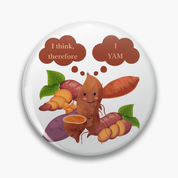 Item preview, Vegetable Pun Philosopher Yam designed and sold by bububabuinc.