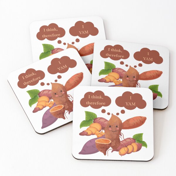 Item preview, Vegetable Pun Philosopher Yam designed and sold by bububabuinc.