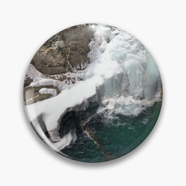 Item preview, Frozen Falls at Johnson Creek, Alberta designed and sold by rawshutterbug.
