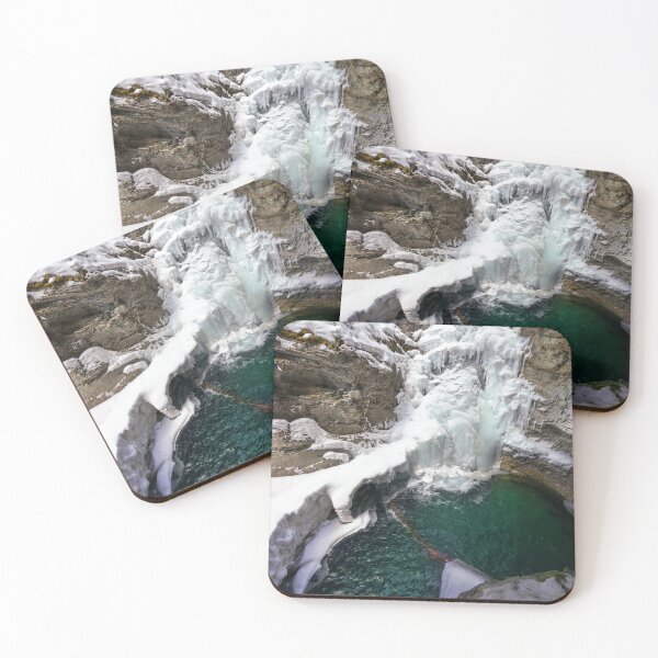 Item preview, Frozen Falls at Johnson Creek, Alberta designed and sold by rawshutterbug.