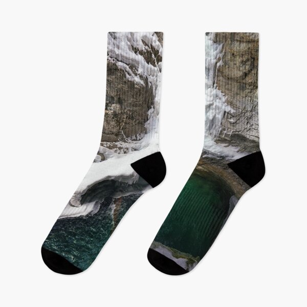 Item preview, Frozen Falls at Johnson Creek, Alberta designed and sold by rawshutterbug.