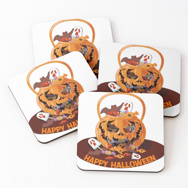 Item preview, Scary Pumpkin With Candy Vector Design designed and sold by Cre8iveSkill.