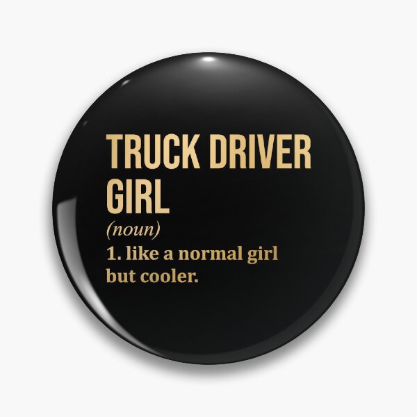 Item preview, Truck Driver Girl Definition Trucker in Gold designed and sold by XCIV.