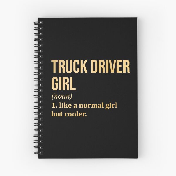 Item preview, Truck Driver Girl Definition Trucker in Gold designed and sold by XCIV.