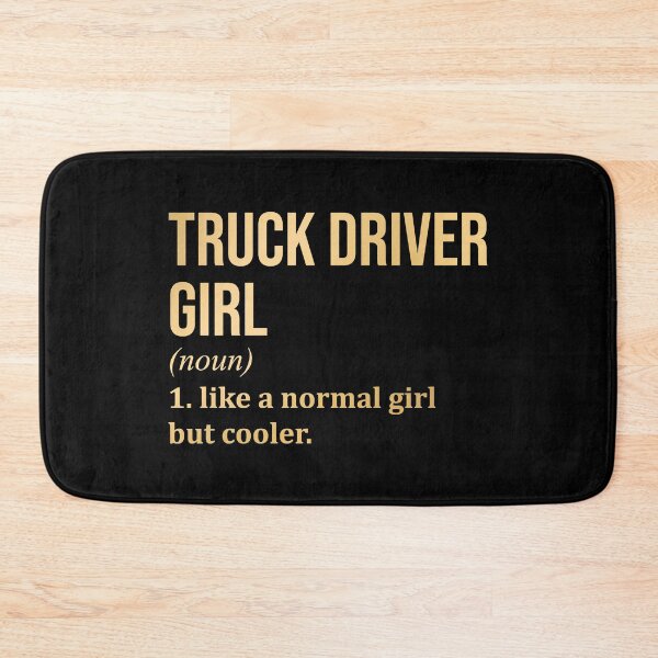 Item preview, Truck Driver Girl Definition Trucker in Gold designed and sold by XCIV.