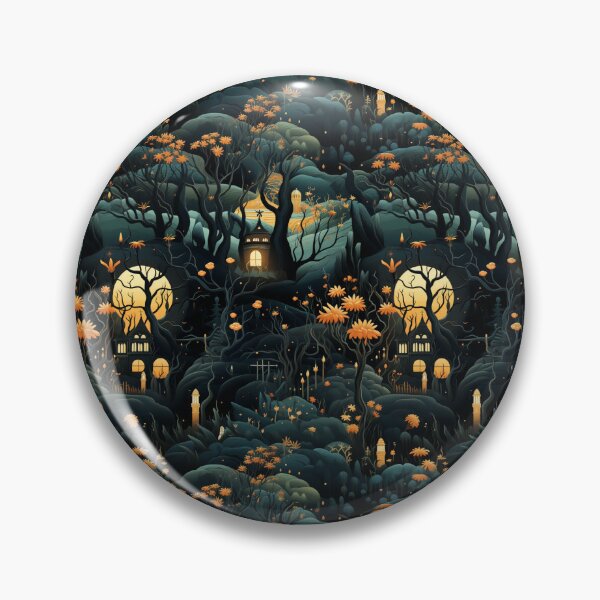 Item preview, Moonlit Gorgeous: Ethereal Halloween Elegance designed and sold by Moisky Patterns.