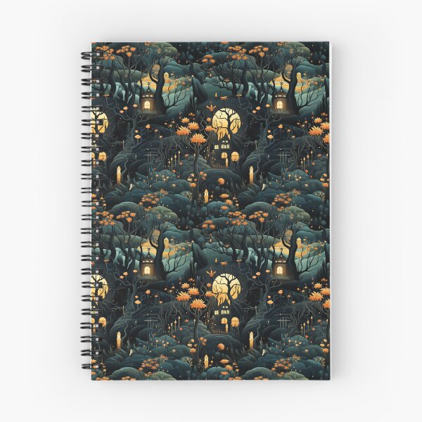 Item preview, Moonlit Gorgeous: Ethereal Halloween Elegance designed and sold by Moisky Patterns.