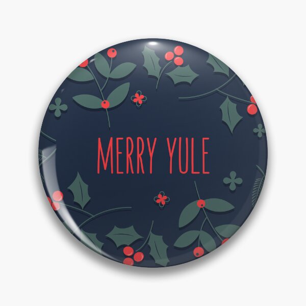 Item preview, Blue Yule Holly designed and sold by TempleCatWear.