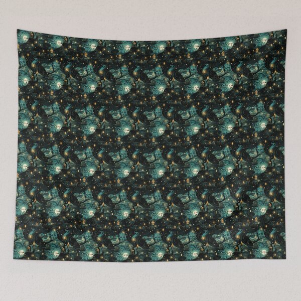 Item preview, Whispers of the Witching Hour: Ethereal Halloween Elegance designed and sold by Moisky Patterns.