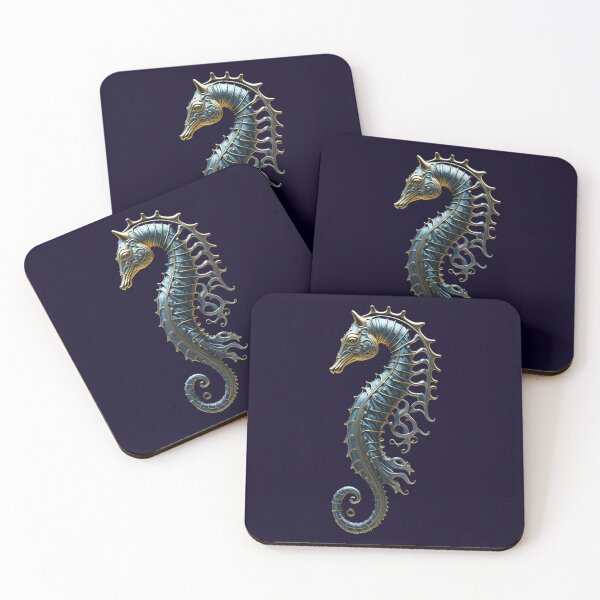 Item preview, Metallic Seahorse designed and sold by likbatonboot.