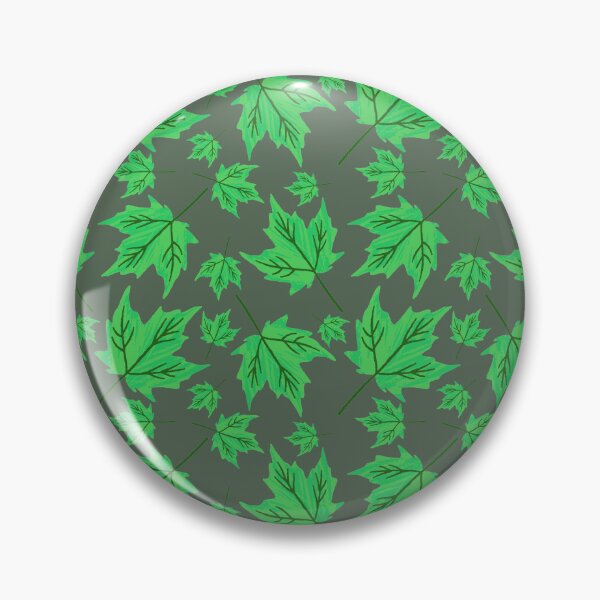 Item preview, Green leaf shape pattern designed and sold by garrixMart.
