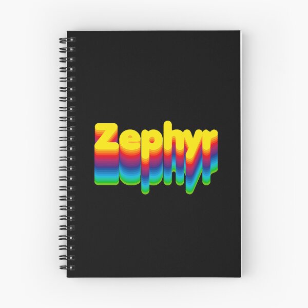 Item preview, Rainbow Layers Zephyr Name Label (Black) designed and sold by NafilNafiz.