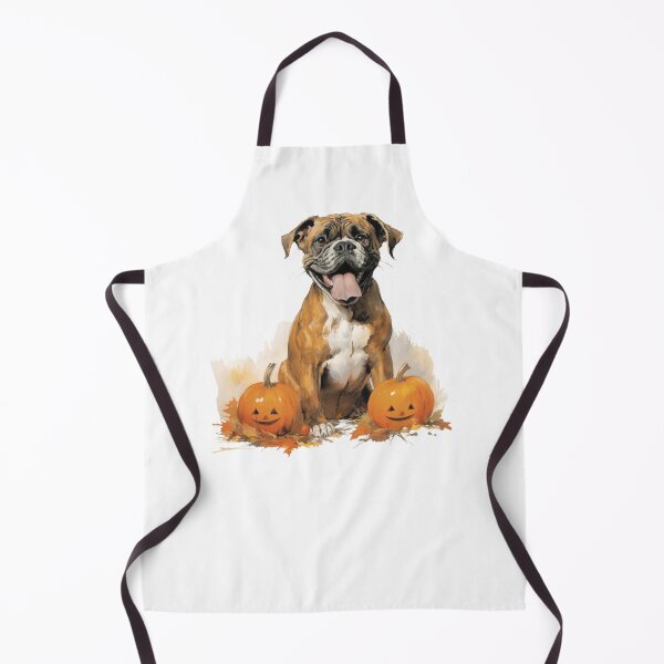 Item preview, Halloween boxer with pumpkins designed and sold by CreativeDecorCo.