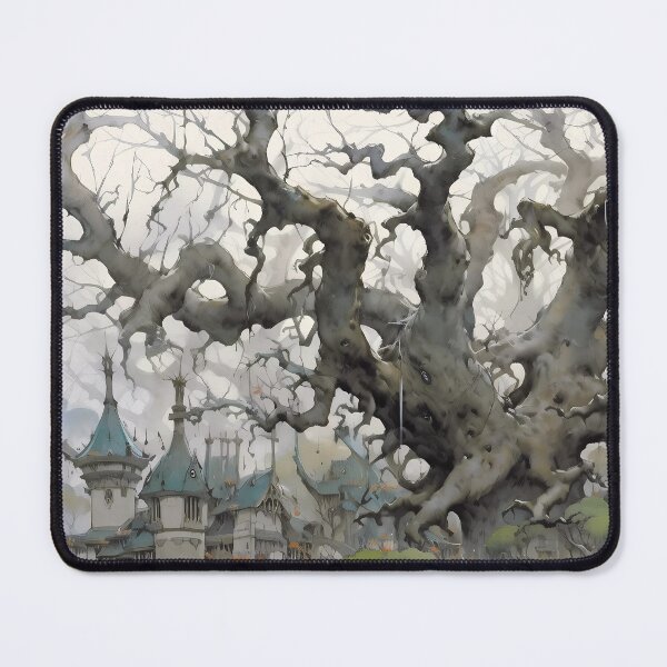 Item preview, “Autumn Silhouette: The Lonely Manor” designed and sold by Art-Vortex-fr.