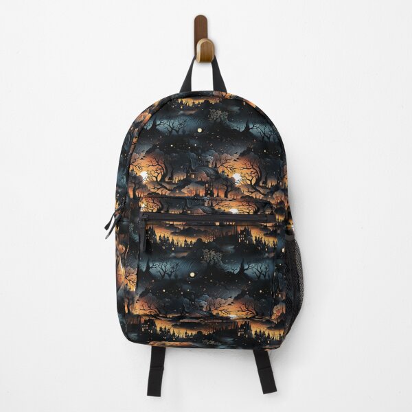 Item preview, Twilight Tranquility: Ethereal Halloween Canvas designed and sold by Moisky Patterns.