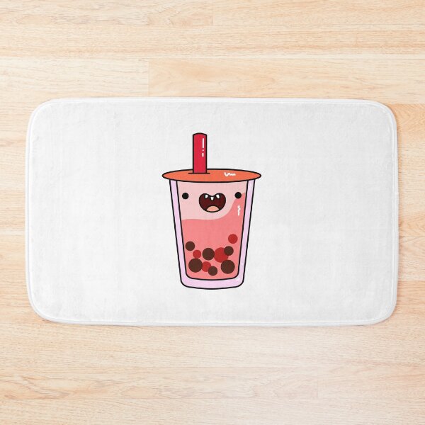 Item preview, Kawaii Pink Berry Boba Tea designed and sold by kawaiilife.