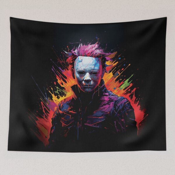 Item preview, Michael Myers Neon Art designed and sold by All That Is.
