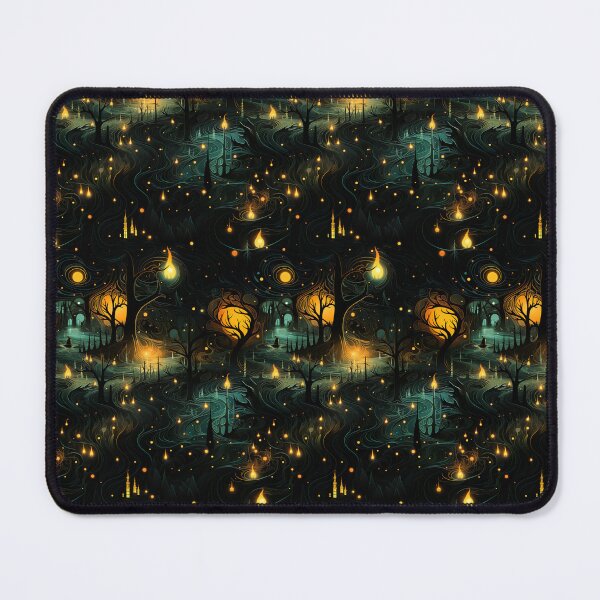 Item preview, Dusk's Delight: Dreamy Dance of Halloween Drapery designed and sold by Moisky Patterns.