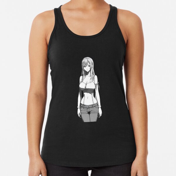 Booty Nice Tank Tops Print Cotton Titties Anime Hentai Oppai Boobs