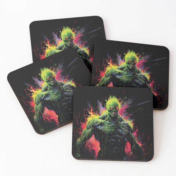 Item preview, Swamp Thing Neon Art designed and sold by All That Is.