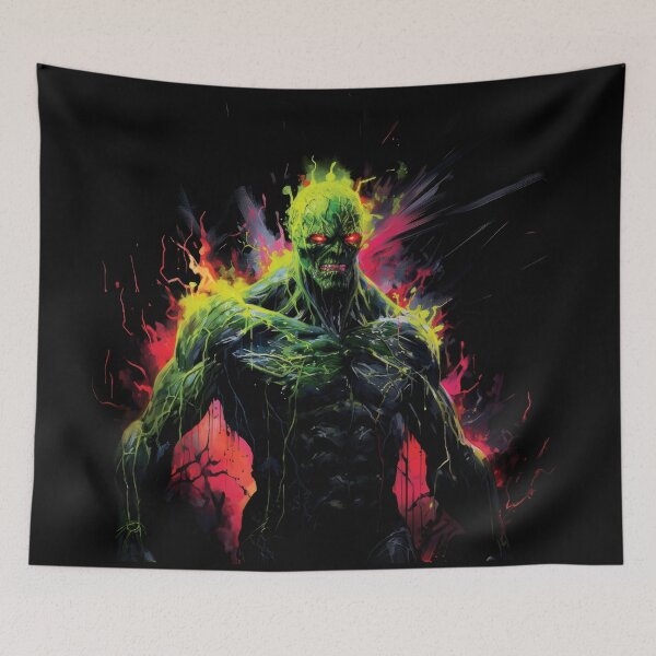 Item preview, Swamp Thing Neon Art designed and sold by All That Is.