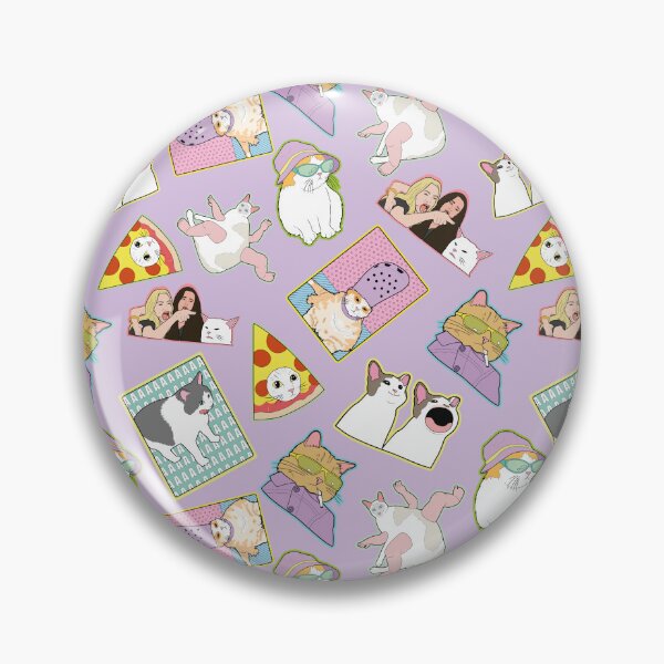 Artikelvorschau,  Katzenmemes - Pastell Kawaii Y2K Internet Meme Scream entworfen und verkauft von ponychops.